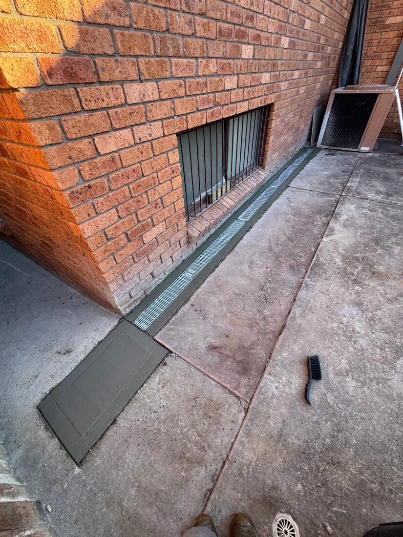 Stormwater grated drain
