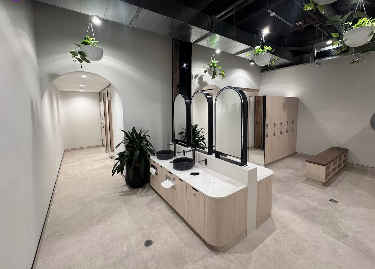 Commercial bathroom fit-out